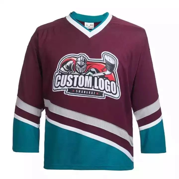 Quick Dry Custom Hockey and Ice Hockey Jersey Sublimated Polyester Hockey Uniform