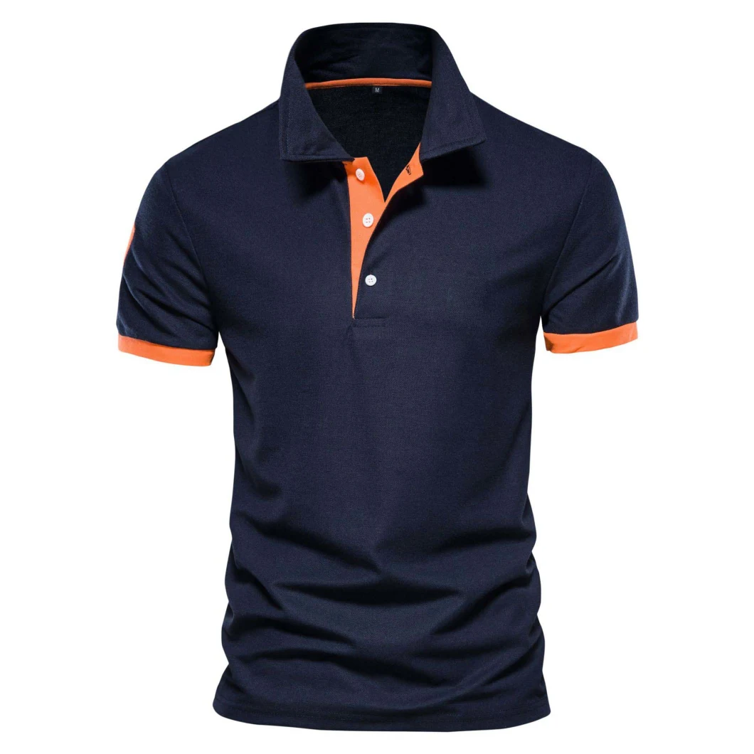 Custom Logo Men&prime;s Polo Sports Wear Golf Shirt Fabric Couple Polo Shirt