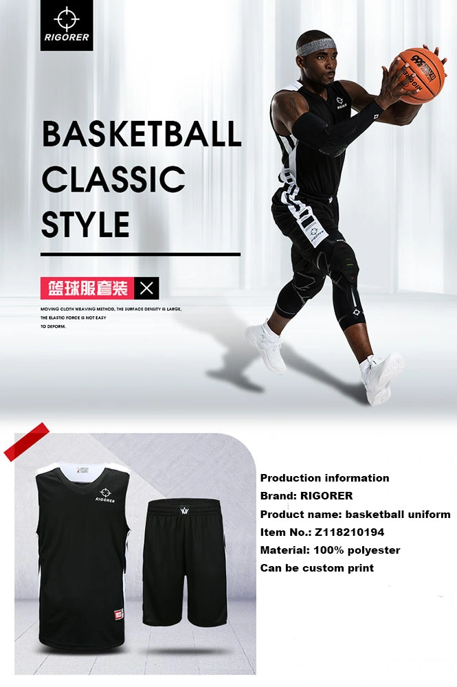 Quick-Dry Basketball Jersey for Sports Wear with SGS Quality Report