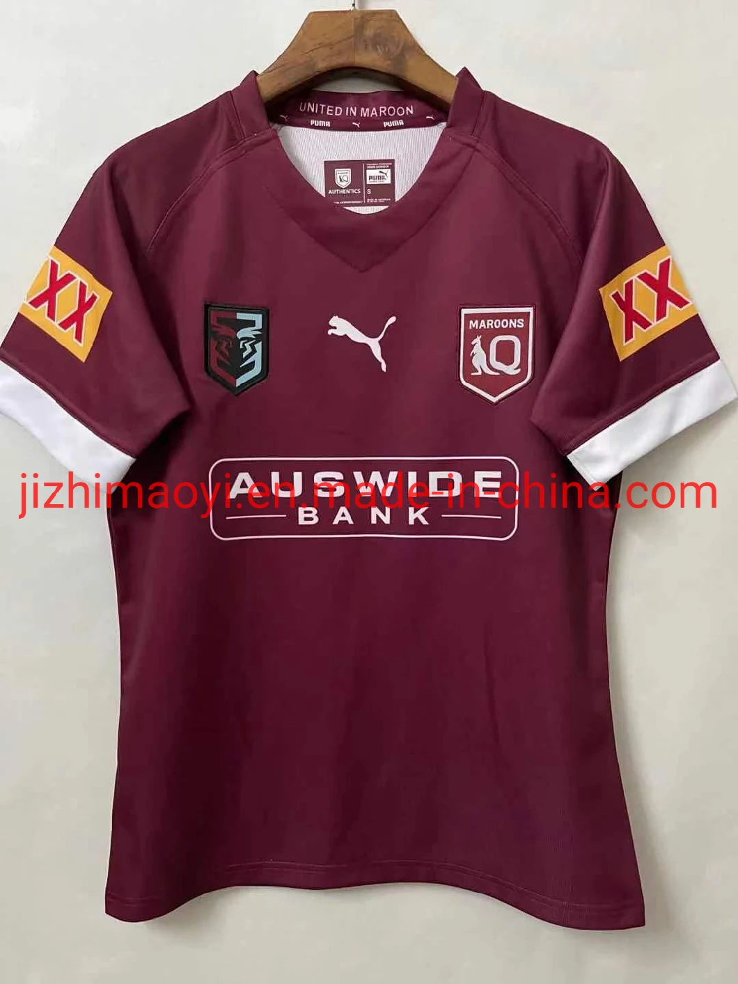 Wholesale 2021 Nrl Season Jersey Qld Maroons State of Origin Toddler Home Away Rugby Shirt