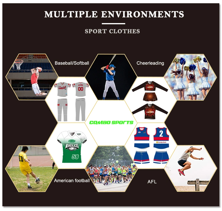 Custom Wholesale Sublimation Hoodie Polo Cycling Rugby Baseball Basketball Soccer Jersey