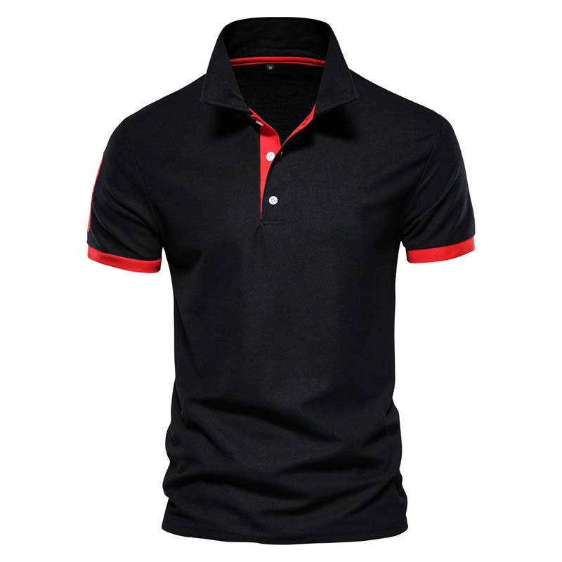 Custom Logo Men&prime;s Polo Sports Wear Golf Shirt Fabric Couple Polo Shirt