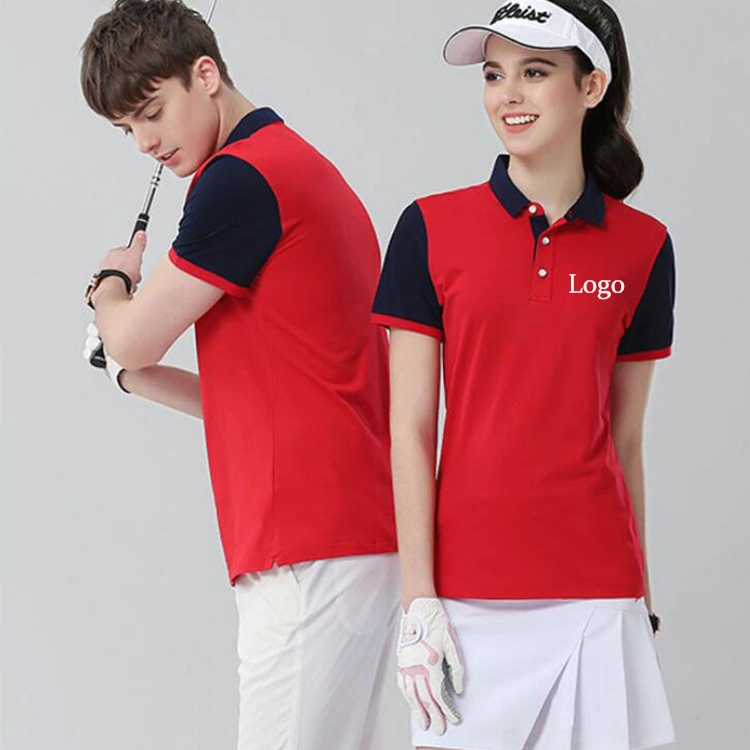 High Quality Cotton Golf Sport Polo Shirt Men Women