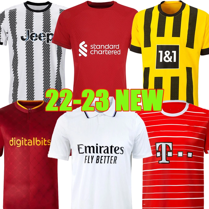 Top Thailand Quality 22 23 Soccer Jersey 2022 2023 Football Shirt Men/Kids Kit Uniforms
