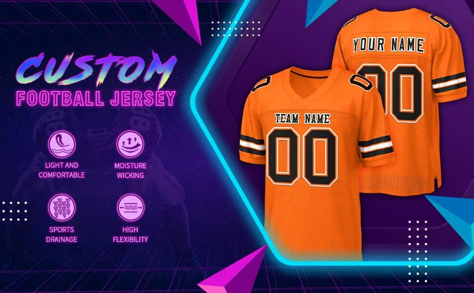 Custom Personalized Design New England Jerseys Stitched Sublimation American Football Jersey