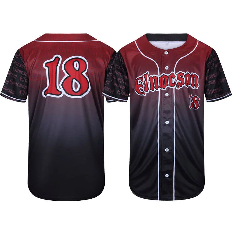 Promotion Top Quality 100% Polyester Sport Tshirts Sublimation Printing Baseball Jersey