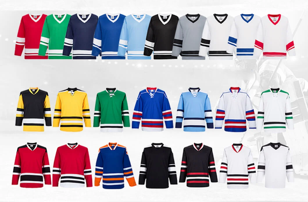 Good Price High Quality Clothing Sports Shirts Custom Design Sublimated Stitched Quick Dry Ice Hockey Jersey