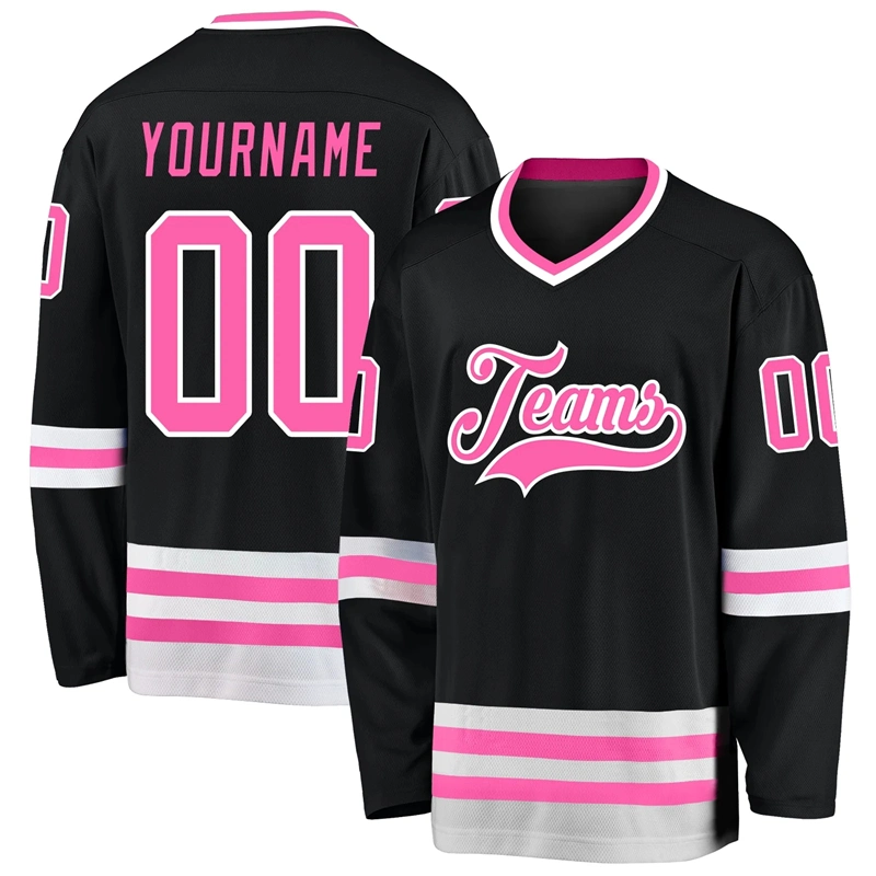 Sublimated 100% Polyester Wholesale Mens Hockey Jersey