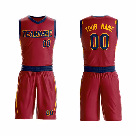 Basketball Wear Sublimation Reversible Practice Jersey Singlets Custom Basketball Jersey