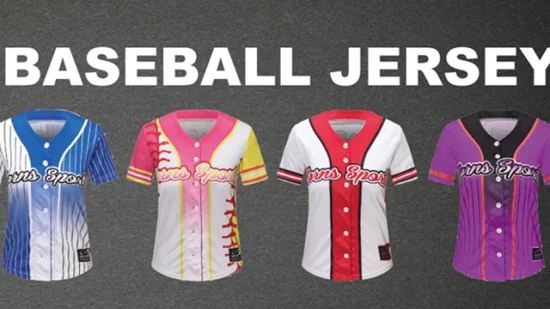 Personalized Softball Jersey Custom Made Polyester Baseball Jersey