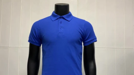 Sport Fashion 100 Cotton Custom Blank Men′s Polo T Shirt