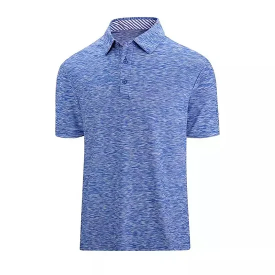 Modern Colorblock Breathable Sports Polo for Business Casual Wear