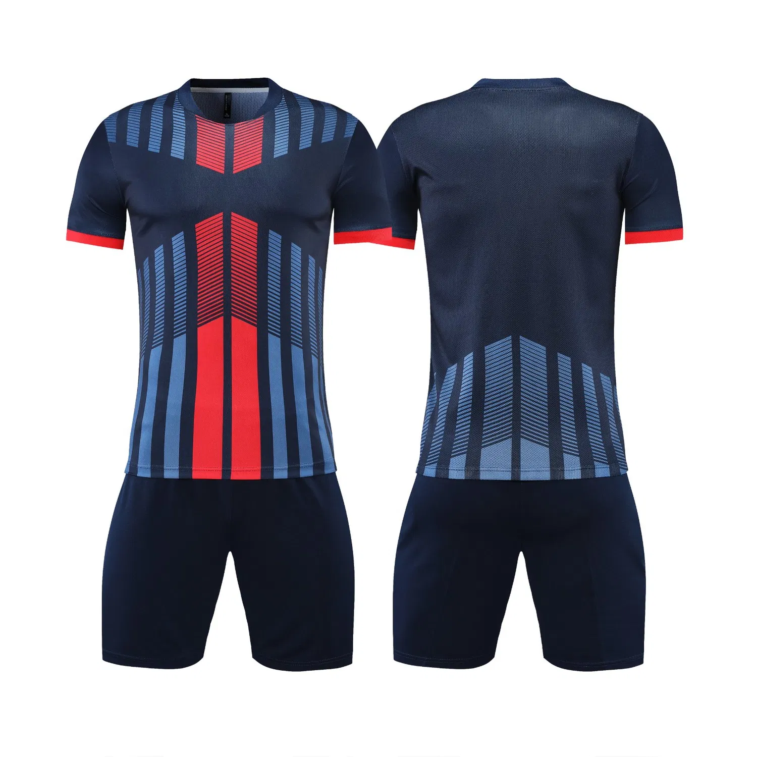 Wholesale 22/23 New Season Soccer Jersey Football Shirts Black Red Stripe Thailand Quality Soccer Jersey for Men